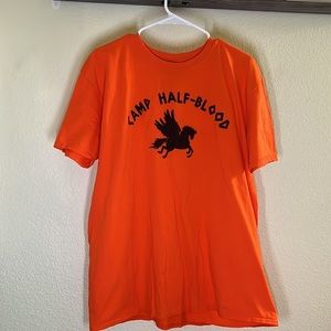Halloween XL Camp Half-Blood Orange Shirt